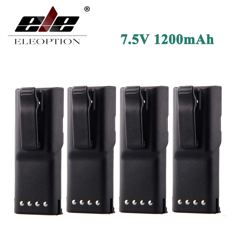ELEOPTION 4 шт. 1200 мАч внутренняя батарея для Motorola HNN9628 HNN9628A HNN9628AR HNN9628B HNN9628R GP88 GTX LCS2000