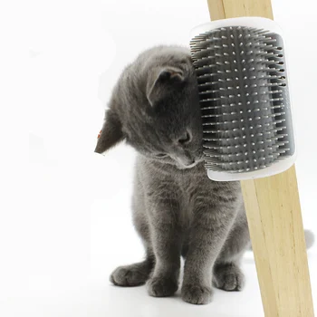 

Top Selling Cat Tickle Toy Massage Brush Catnip Comb Cat Toy Interactive Game Touch Massage Fixed Furniture Corner Pet Products
