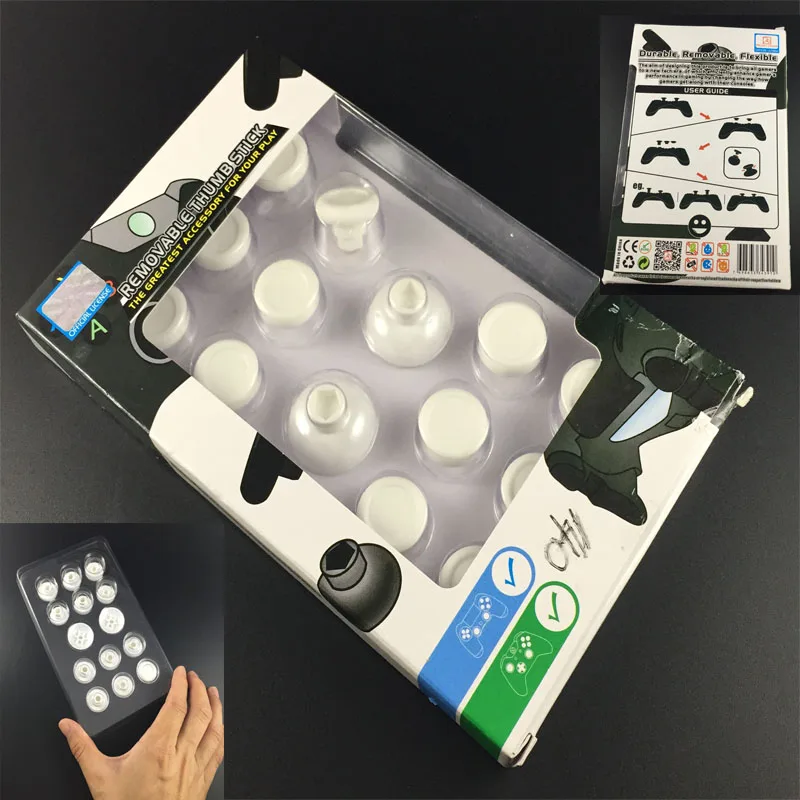 12x съемные Swap Thumbsticks Thumb Grips джойстик разной высоты 2 дна для Sony Play Station 4 PS4 Slim Pro Xbox one