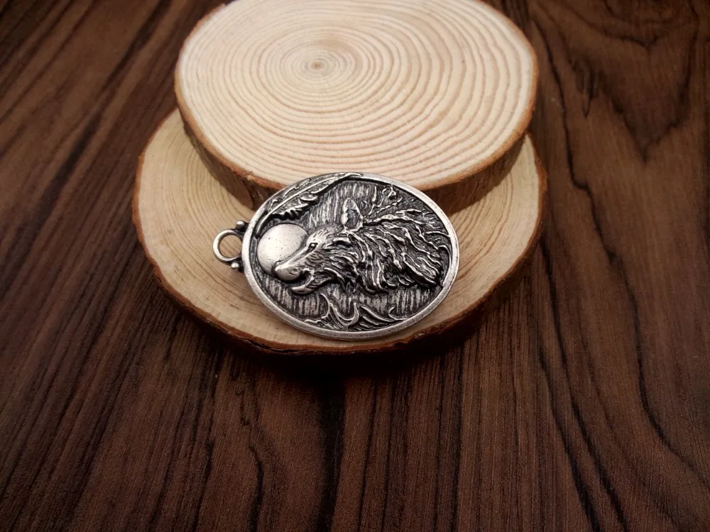 1 шт. кулон в виде воющего волка|pendant earing|jewelry pendant designspendant silver jewelry |