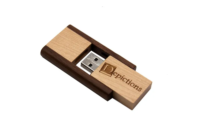 JASTER деревянный вращающийся usb флэш-накопитель карта памяти pendriver pendrive 16GB 32GB 64GB фотография подарок USB2.0(10 шт бесплатный логотип