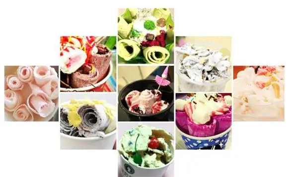 roll fry ice cream