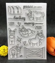 Hores Transparent Clear Silicone Stamp/Seal for DIY scrapbooking/photo album Decorative clear