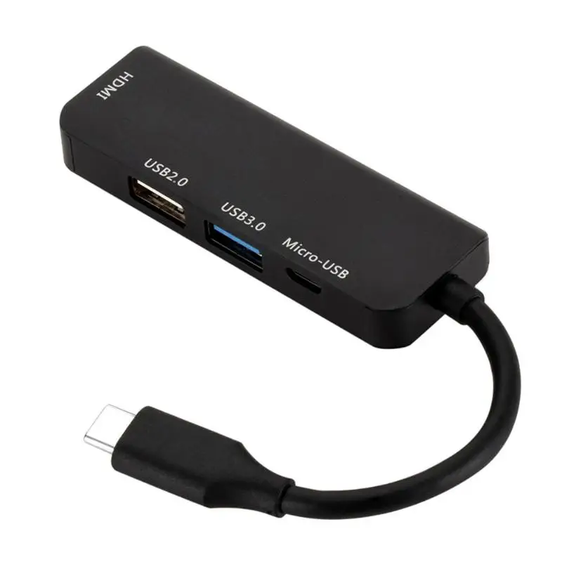 

1080P Type-C Computer HUB to USB2.0/USB3.0/HDMI/Micro USB Adapter Dock for MacBook Huawei Xiaomi Lenovo Galaxy DELL PC Phone