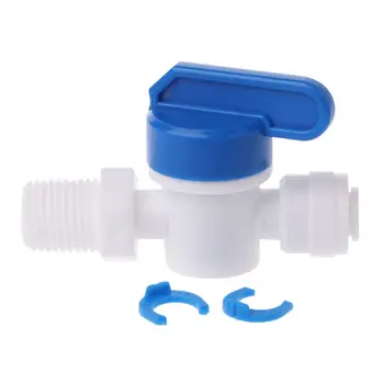 

Straight Inline Ball Valve Tube Quick Connect RO Water Reverse Osmosis System