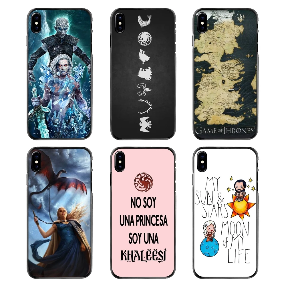 

For iPhone 4 4S 5 5S 5C SE 6 6S 7 8 Plus X XR XS Max iPod Touch 4 5 6 Games of Thrones GOT TV House Stark Logo Mobile Phone Case