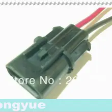 Longyue 10 шт. 2 булавки мужской водостойкий Соединитель с кабелем автомобильной разъем электросети 15 см провода