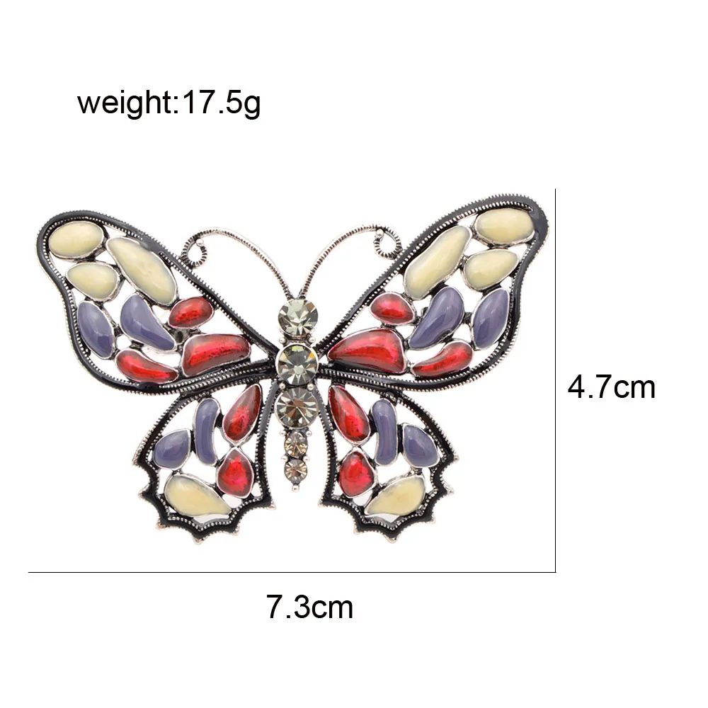 CINDY XIANG красивые эмалированные броши-бабочки для женщин, Винтажные заколки-насекомые, брошь, зимний стиль, пальто, платье, аксессуары, подарок