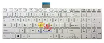 

New Replacement FOR TOSHIBA FOR TOSHIBA Satellite C855 C855D US English keyboard white laptop