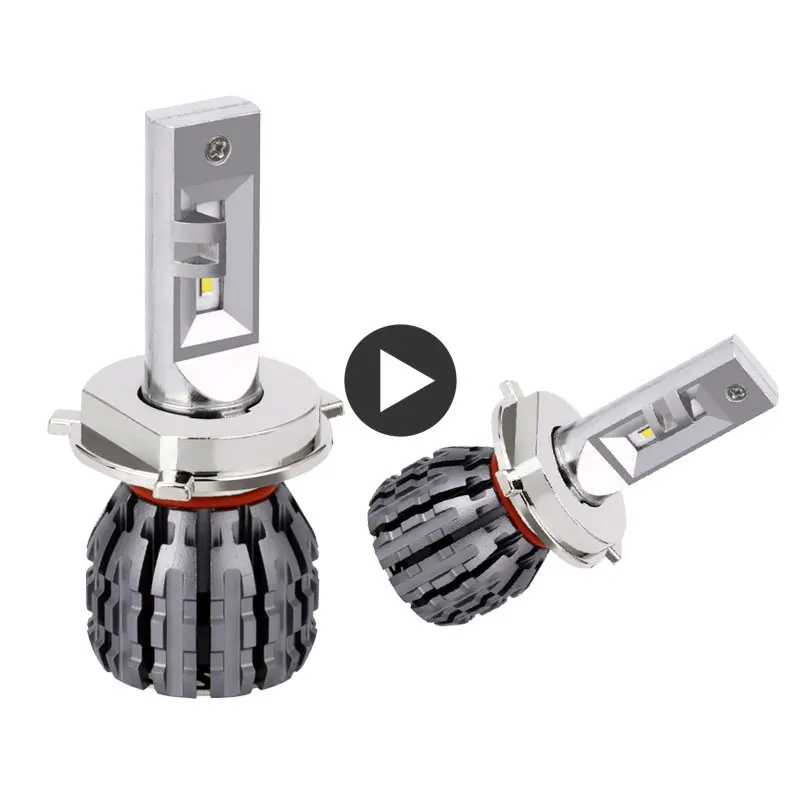 Супер Светодиодная лампа H4 Turbo LED HILO 12 в 60 Вт 6000LM 6000 К Автомобильные фары 9003
