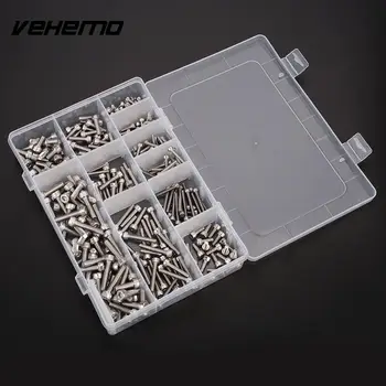 

Vehemo M4/M5/M6 Stainless Steel Bolts Metric Silver 475pcs