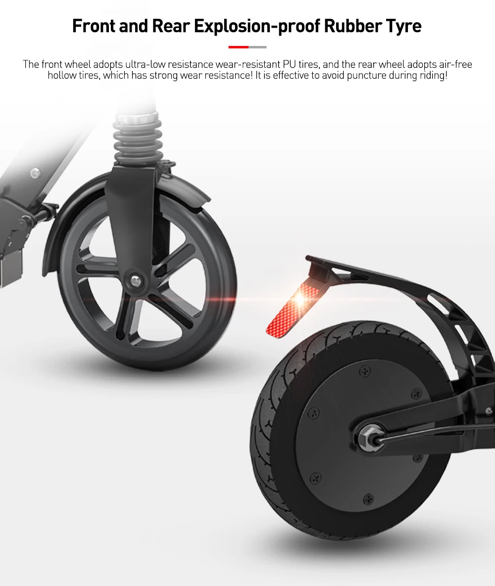 Складной электрический самокат Icewheel E9S, водонепроницаемый, алюминиевый сплав, с двумя 8 дюймовыми шинами, ударопрочный, 2 колеса, Электрический самокат EUPlug