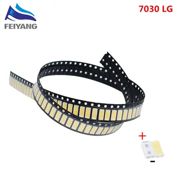 

1000pcs FOR LG Innotek LED LED Backlight 1W 7030 6V Cool white TV Application smd 7030 led cold white 100-110lm 7.0*3.0*0.8mm