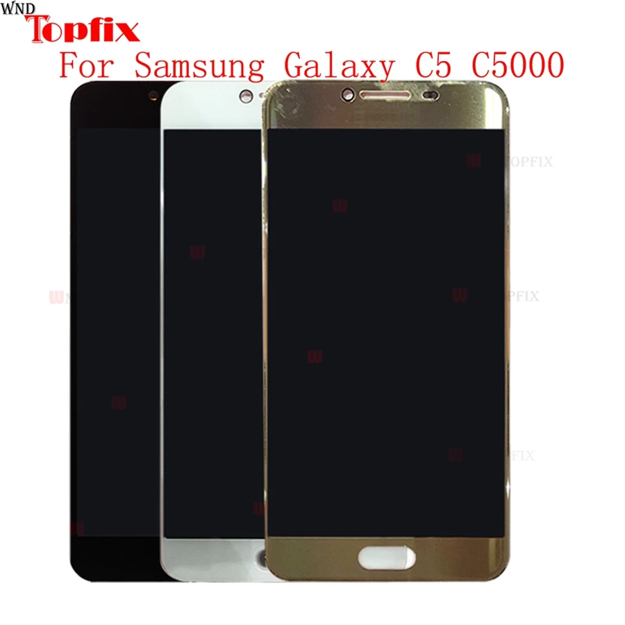 In Stock Super AMOLED For SAMSUNG C5 C5000 LCD Display Touch Screen Digitizer Assembly 5.2Inch LCD Replacement For SAMSUNG C5   (6)