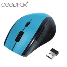 Deepfox 2,4 GHz 1600 dpi Беспроводная игровая мышь Оптический, эргономический миниатюрная usb-мышь геймер для ноутбука ноутбук с системой windows