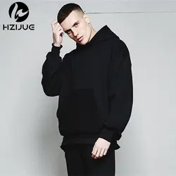 HZIJUE 2018 для мужчин хип хоп Грут одежда спортивный костюм зимние толстовки с капюшоном осень новый уличные Пуловеры Черный негабаритных