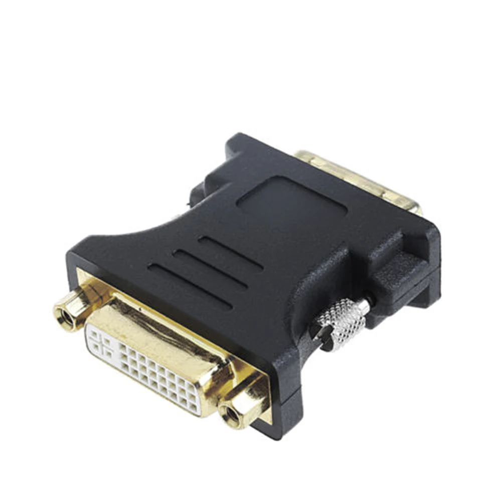 

1Pc DVI-D 24+1 Male to DVI-I 24+5 Pin Female DVI Adapter Converter Connector