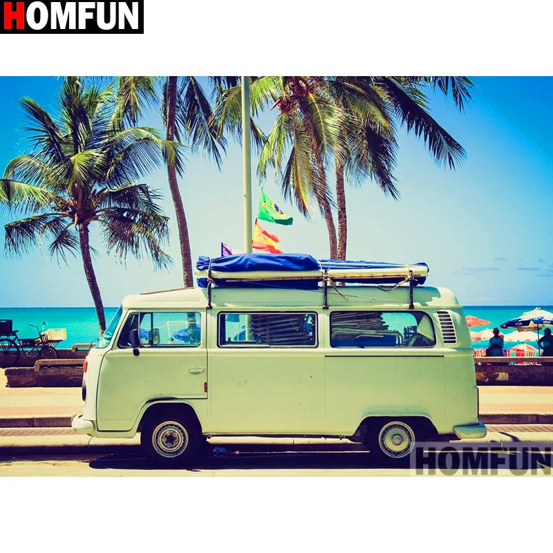 Алмазная живопись HOMFUN A14047 картина сделай сам с полными квадратными/круглыми