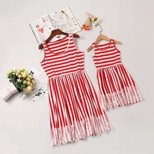 stripe mother daughter dresses family look mommy and me matching outfits mom mum mama and daughter dress clothes family clothing family matching outfits mom mommy and me clothes print black and white splice mother daughter dresses family clothing plus size