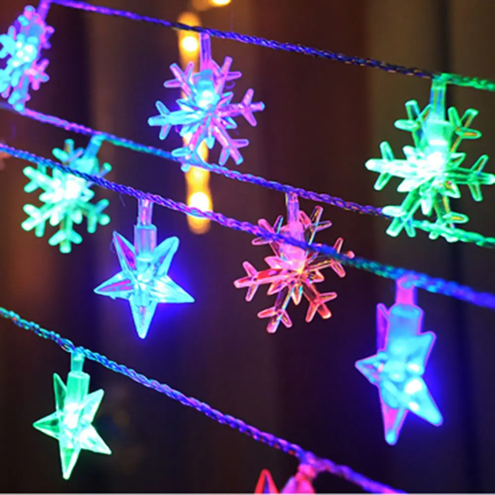 New Creative Led Holiday Lighting Star Bell String Neon Led Holiday Lighting Star Bell String