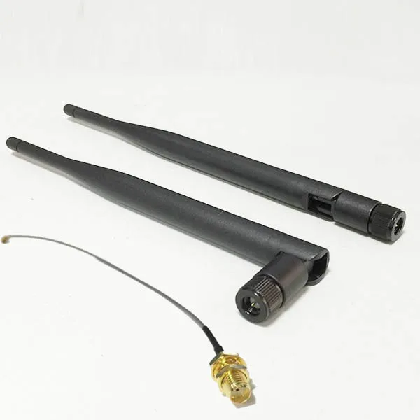 imágenes para Antena WIFI 2.4 GHz 6dBi SMA Macho antena WLAN Inalámbrico Negro + IPX/u. fl A SMA Hembra Pigtail Cable 15 cm imágenes para Antena WIFI 2.4 GHz 6dBi SMA Macho antena WLAN Inalámbrico Negro + IPX/u. fl A SMA Hembra Pigtail Cable 15 cm