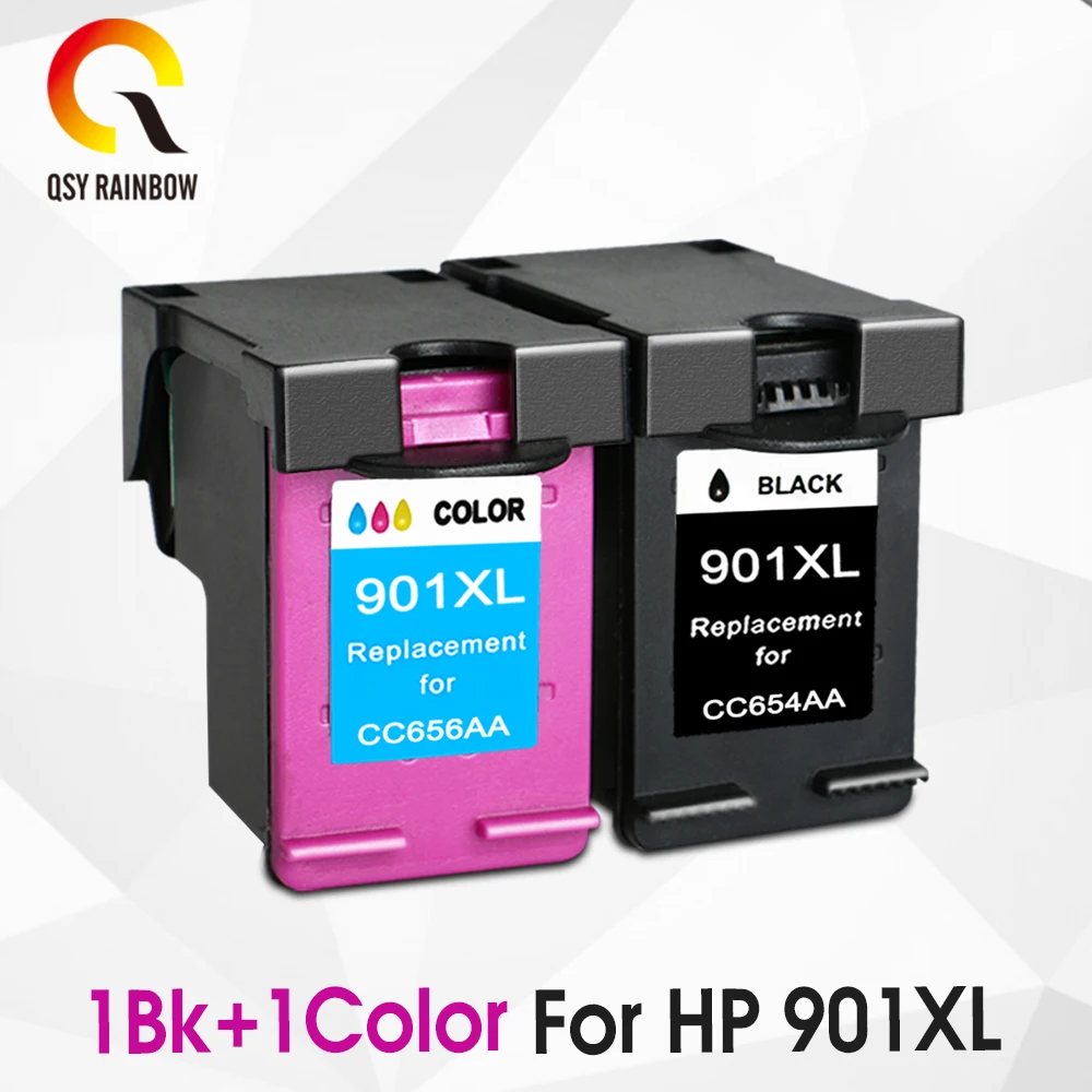 CMYK Supplies совместимый чернильный картридж Замена для hp 901 hp 901xl 4500 J4580 J4550 J4540 4500 J4680 J4524 J4535 J4585 J4624 - Цвет: 1BK 1COLOR