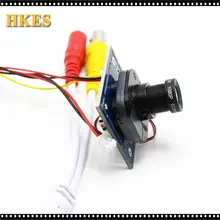 HD 1200TVL CCTV Analog Camera module board with IR-CUT and BNC cable 3.6mm lens Free shipping