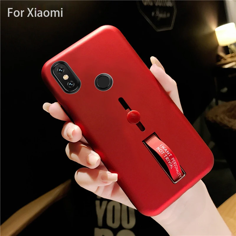 

Soft TPU Ultra-thin Phone Case For Xiaomi Note 5 Pro Clear Bracket Holder Ring Back Cover Case For Xiaomi Mi A1 Redmi 5 Plus 4X