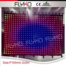 P100mm Крытый xxx видео Китай СВЕТОДИОДНЫЙ занавес