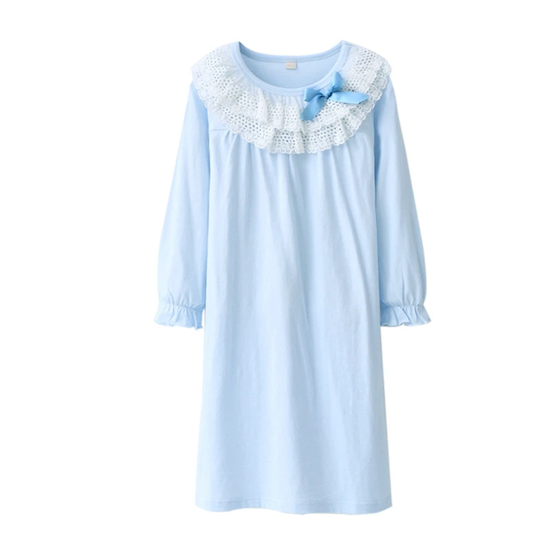 Buy Girls Princess cotton Nightgowns Autumn Long