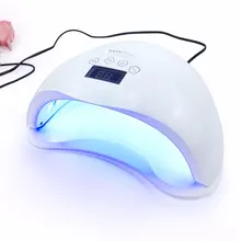 SUN 5 Plus 48 Вт 28 светодиодный s УФ светодиодный светильник Сушилка для ногтей двойная УФ лампа для отверждения УФ-гель для ногтей с датчиком умный таймер лампа для ногтей