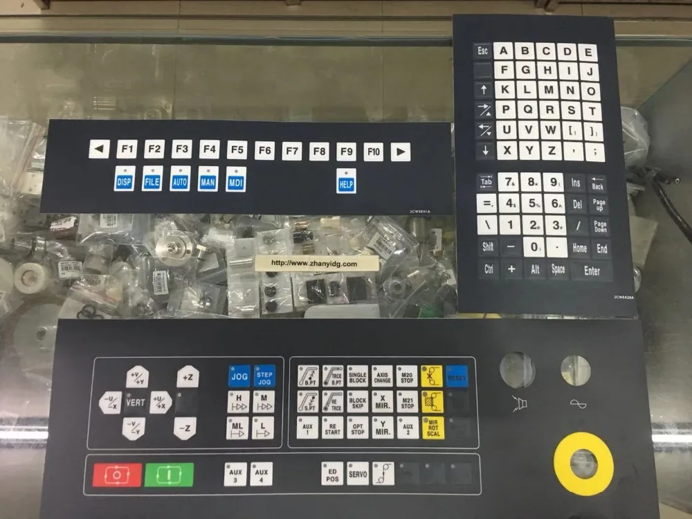 

Keyboard cover for CHMER WIRE CUT machine , items CH726 CH727 CH728 each pcs , total 3pcs