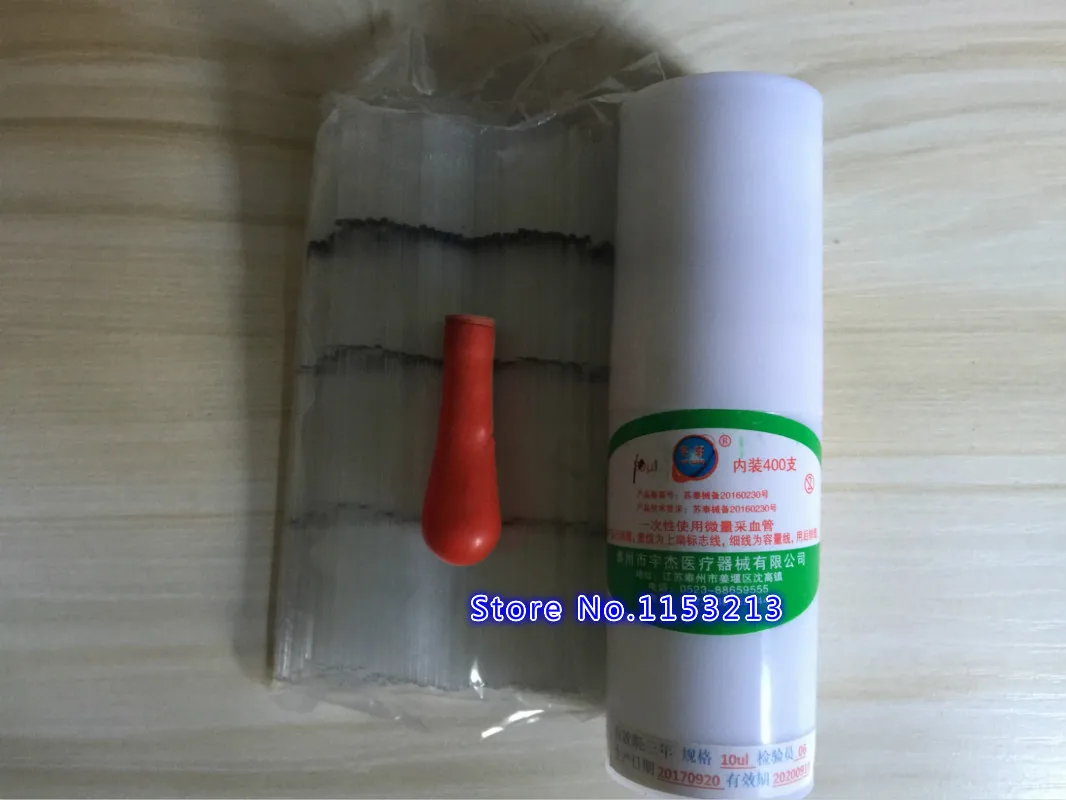 400pcs/lot Disposable microcapillary pipette trace blood collection