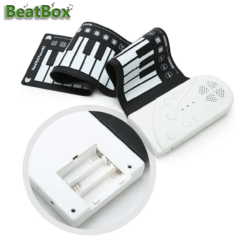 

Multi Style Portable 49 Keys Flexible Silicone Roll Up Piano Folding Electronic Keyboard for Children Student