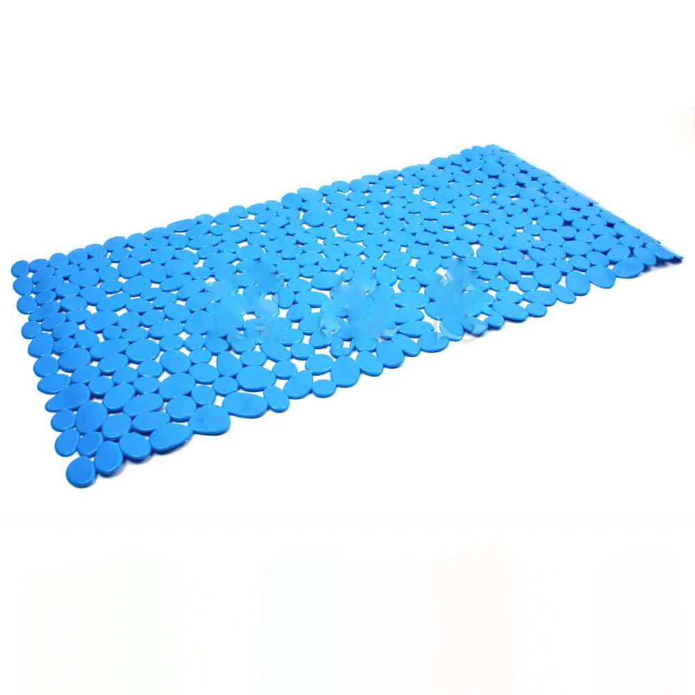 OUNONA Stone Pattern Design Large Strong Suction Anti Slip Bath Mat