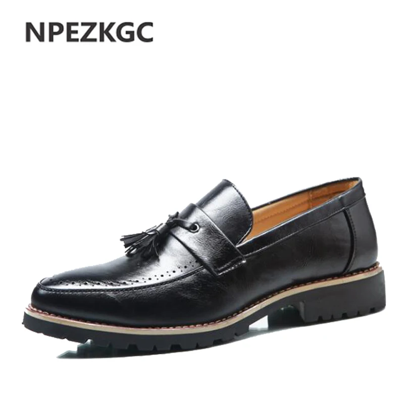 2017 De Marque Pu Cuir Appartements Oxford Hommes Npezkgc Casual Black Nouveau Plat Mode yellow Chaussures Robe D'affaires 80nXZNOwPk