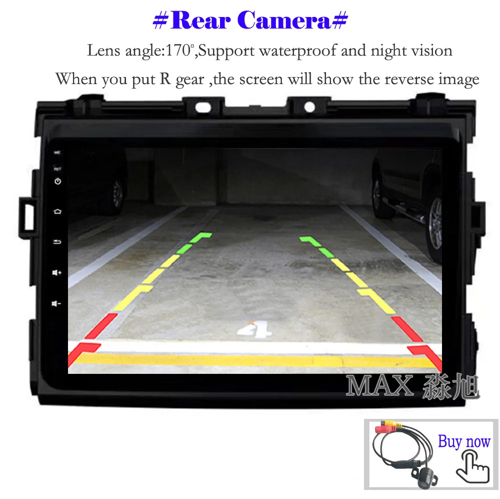Discount MAX IPS 2.5D 2G 32G Android 8.1.0 Car DVD Player for Toyota Previa/Estima/Tarago/Canarado 2006-2012 Car Radio RDS GPS Free Map 12