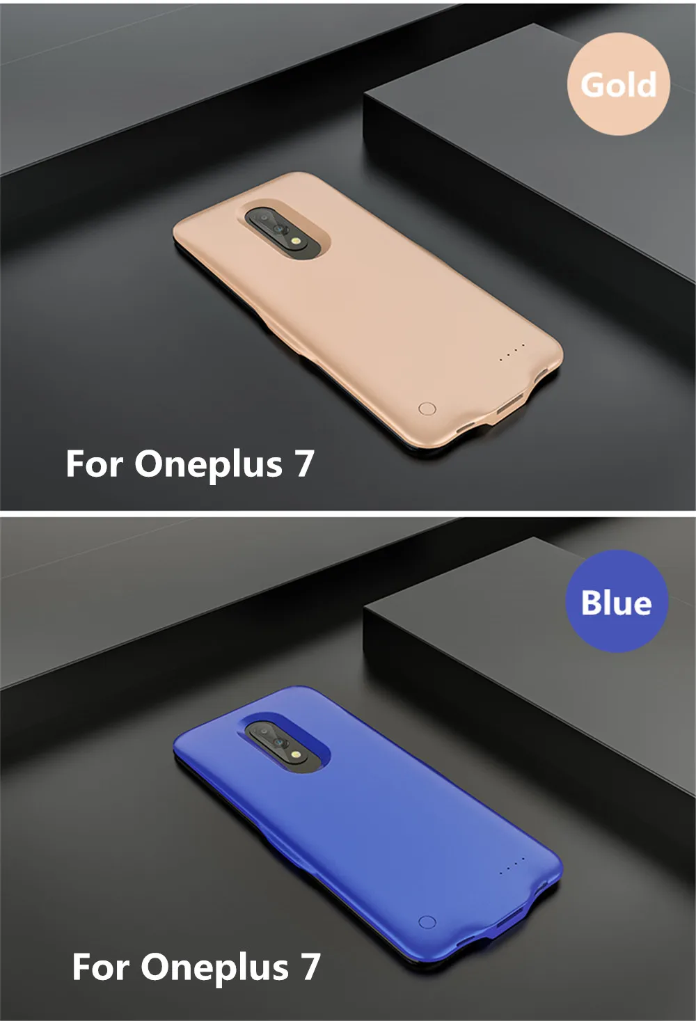 NTSPACE 6800 мАч зарядное устройство чехол s для Oneplus 7 Портативный внешний аккумулятор зарядный чехол для Oneplus 7 Pro противоударный чехол для батареи