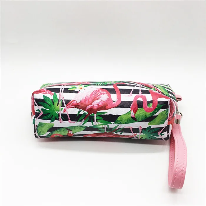 New Cute Flamingos Bird Cat Pencilcase Pencil Bag Cosmetic Bags Fashion Handbags For Makeup Storage Change Holder Coin Wallets (15)