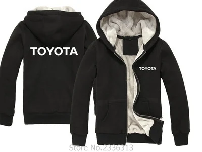 

men 's autumn and winter 4S shop Winter TOYOTA sweatshirt CAR Logo jacket thickening overalls coats fashion jackets