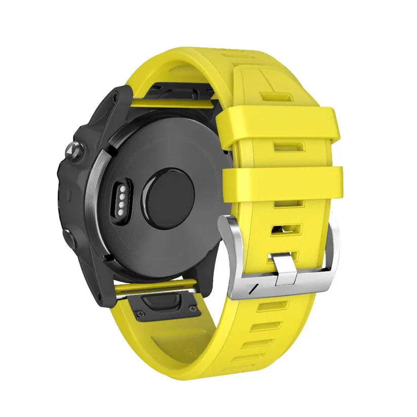 CARPRIE силиконовый браслет Quick Release Easy Fit Wirstband Замена для Garmin Fenix 5 плюс td0810 челнока - Цвет: Yellow