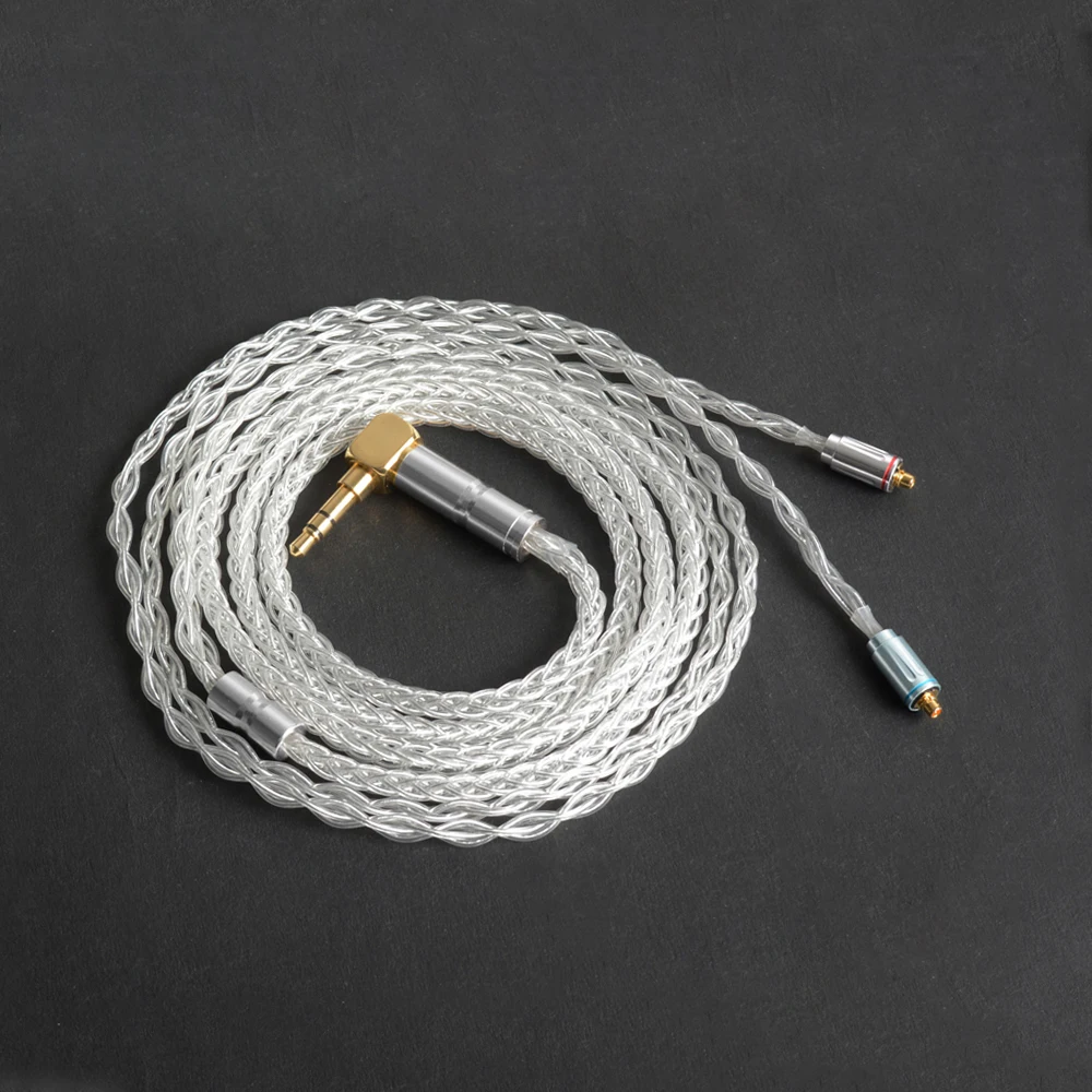 Обновленные кабели для наушников OKCSC MMCX Jack кабель OCC 3 5 мм со стереозвуком SHURE