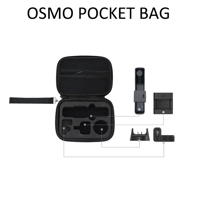

New arrival DJI OSMO Pocket Gimbal Accessories Portable Mini Carry Case EVA Box Storage Bag OSMO Pocket Handheld Gimbal Bag
