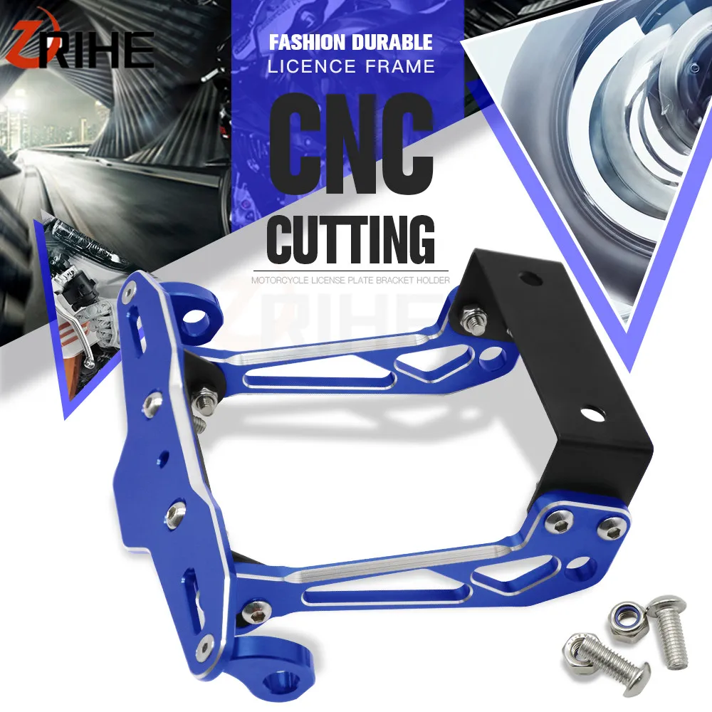 

CNC Motorcycle license plate frame equipped with steering lamp license plate For bmw ktm Suzuki GSXR 1000 GSXR1000 K5
