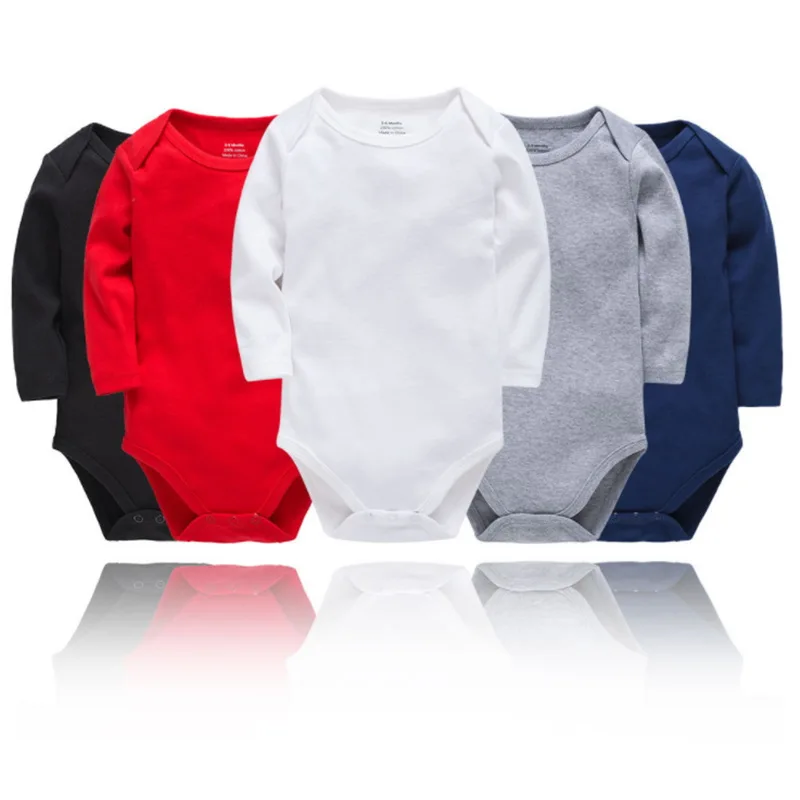 

5 PCS 3 PCS romper baby infant clothing new born baby clothes newborn romper long sleeve autumn romper newborn baby outfit