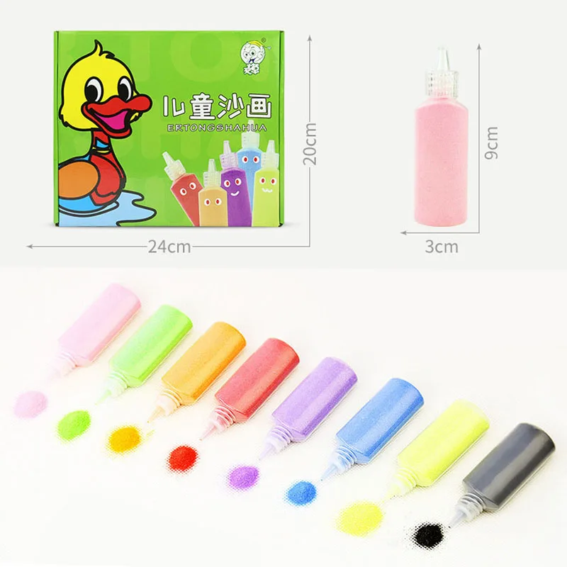 Новые детские наборы для рисования в виде песка DIY игрушки детей детский сад