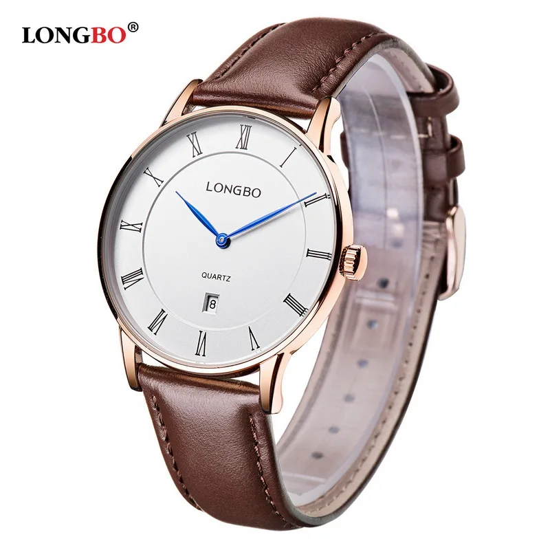 

LONGBO Brand Luxury Brief Design Analog Rose Gold WatchesMen Women Waterproof Quartz Wristwatch Montre Homme 5015