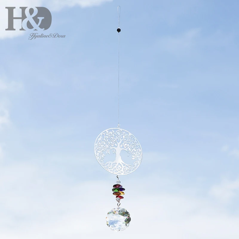 H& D Crystal Suncatcher Радужный производитель, древо жизни