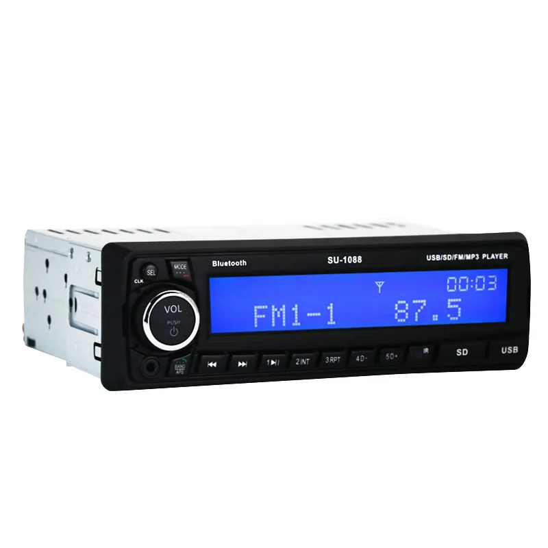 

12V Bluetooth USB / SD / AUX MP3 Player Car Radio Stereo Vehicle Handsfree Stereo Audio FM Din Single Music Auto
