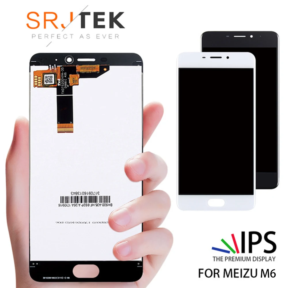 

SRJTEK 5.2'' 1280x720 Display For MEIZU M6 LCD Touch Screen Digitizer with Frame for Meizu Meilan 6 M6 LCD Replacement Parts